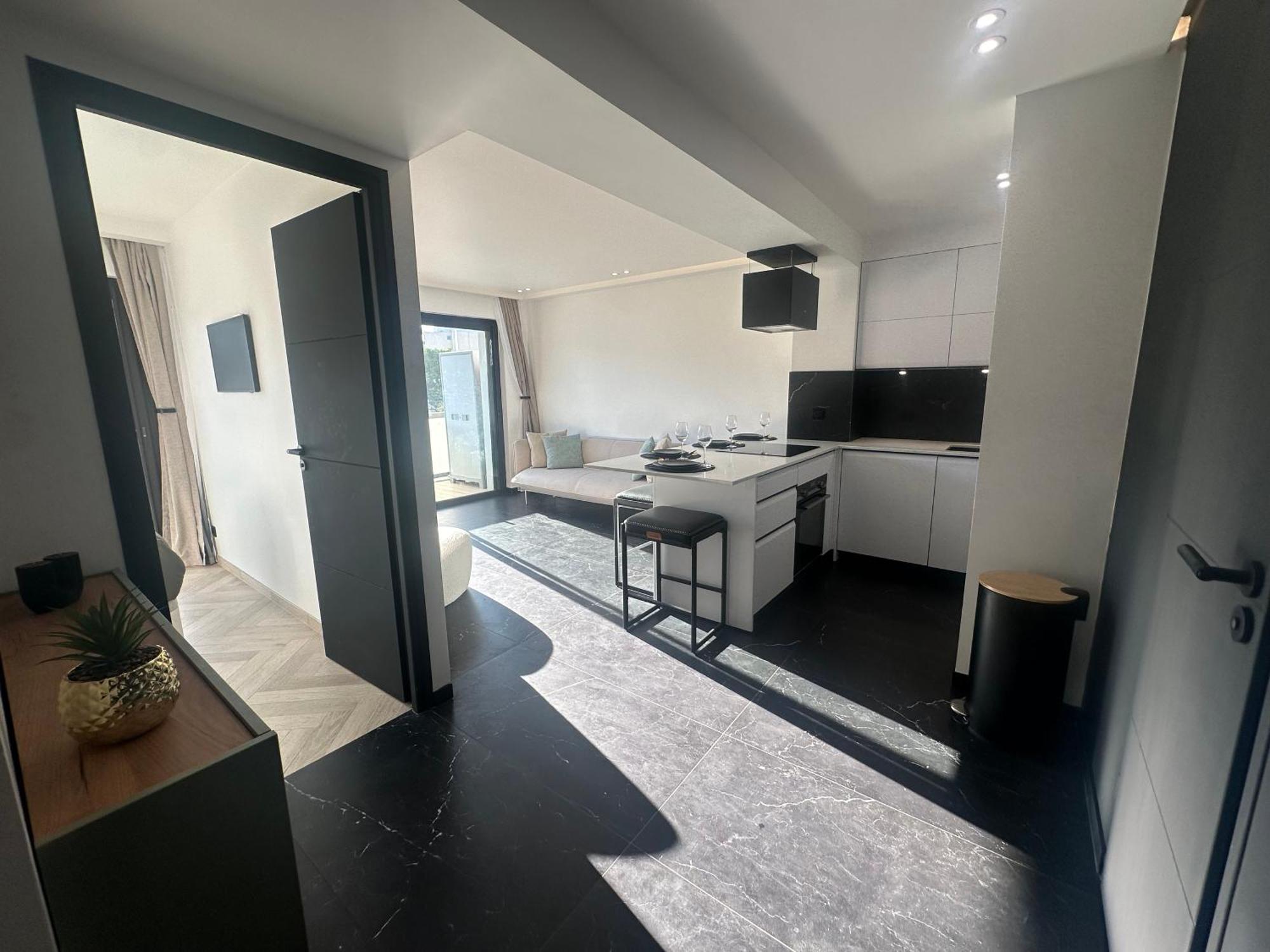 Appartement Luxueux 3 Pieces, 300 M Du Martinez Et Des Plages Cannes